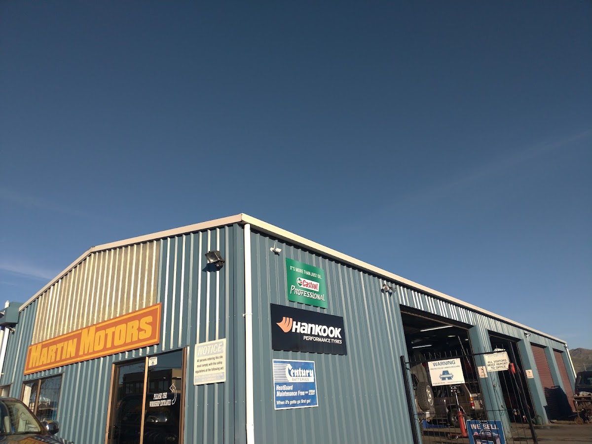 Martin Motors workshop on McArtney Street, Blenheim